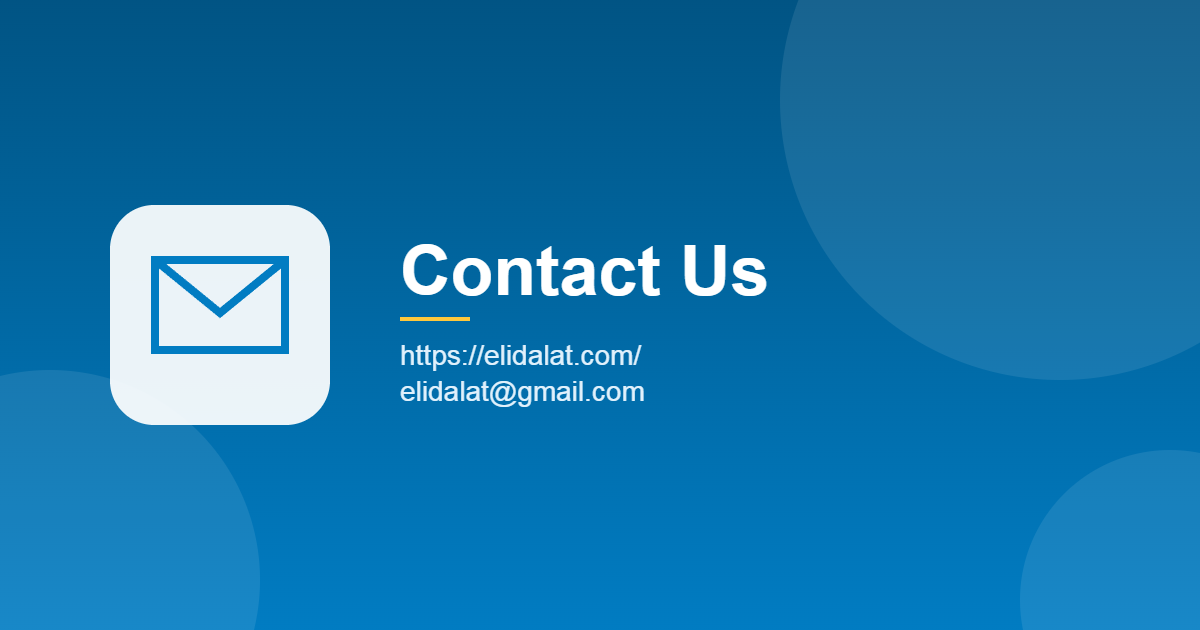 Contact Us - elidalat.com