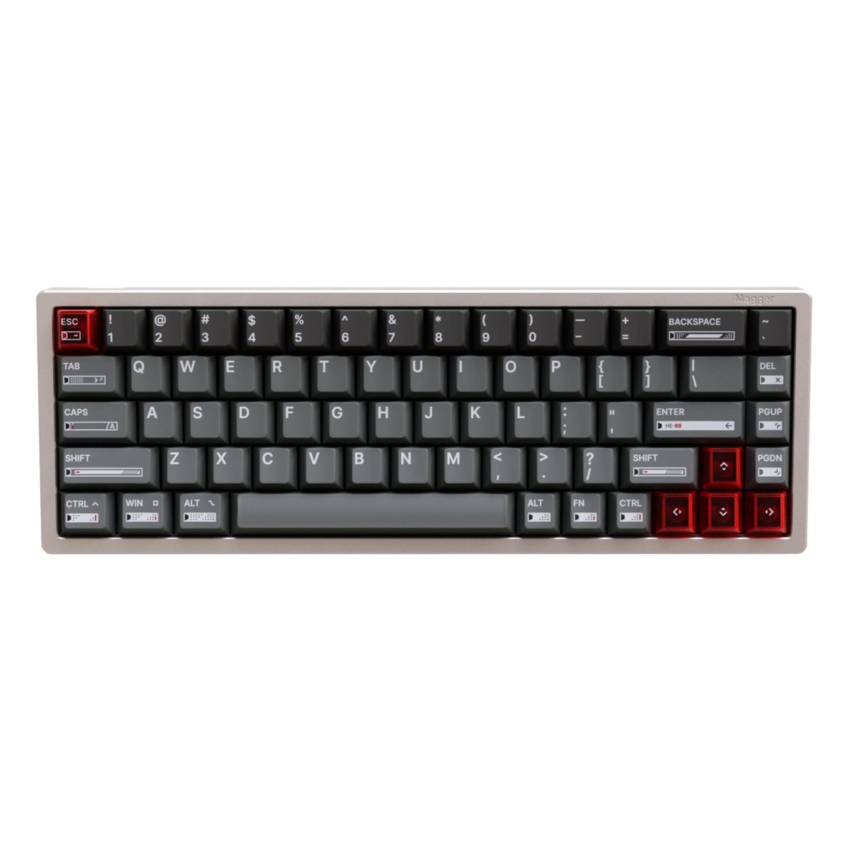 LUMINKEY Magger 68 keyboard colorway detail