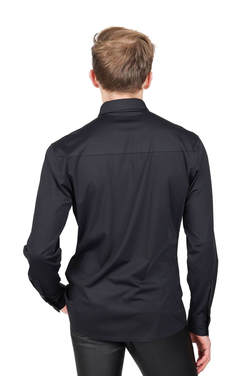 Barabas Solid Emperor shirt detail