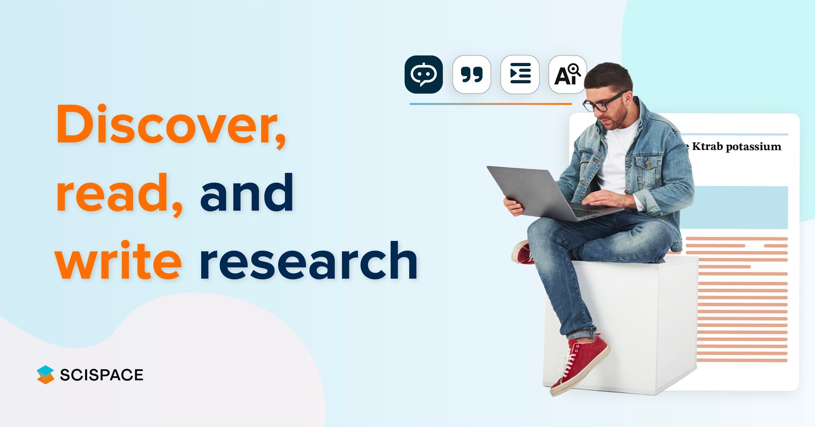 SciSpace AI research platform dashboard