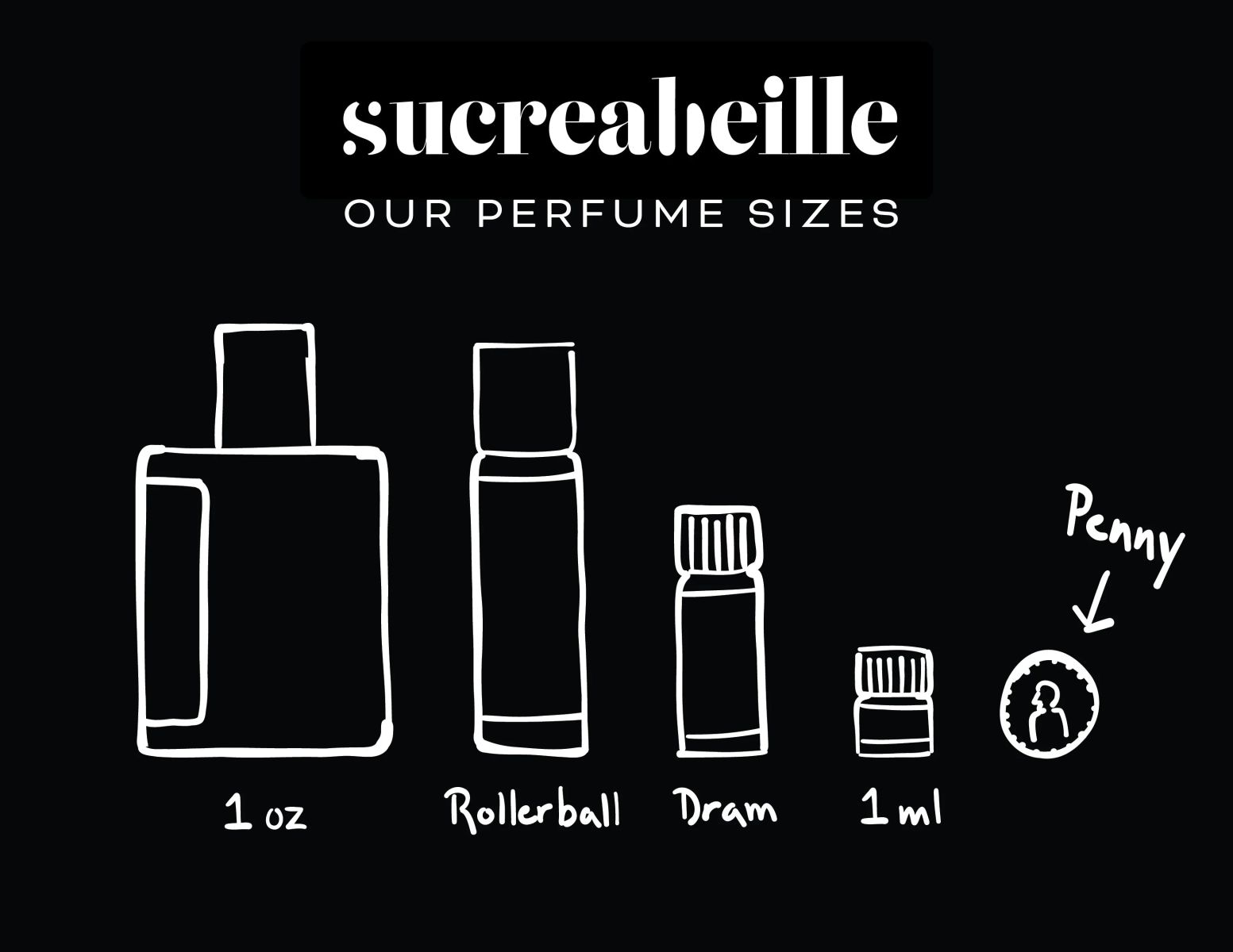 Sucreabeille bottle size and format infographic
